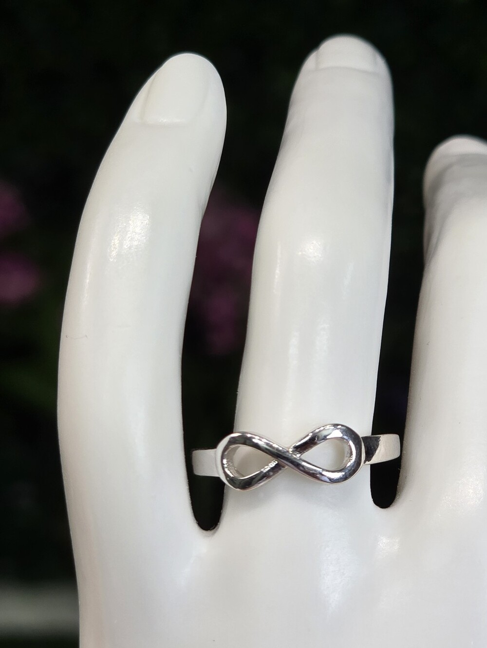 Infinity Silver Ring - Women Jewelry - Picture 6 of 11